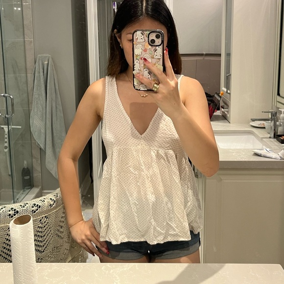 American Eagle Polka Dot Tank - Picture 6 of 11